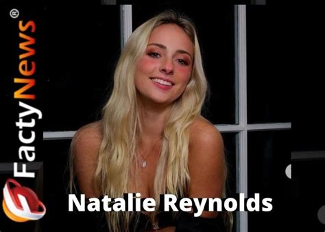 She is more popular on the TikTok platform and the OnlyFans website. . Reddit natalie reynolds